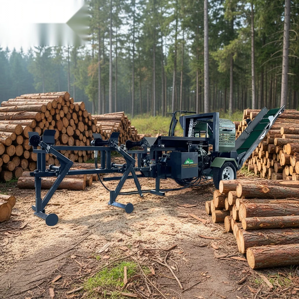 Log Splitter Electric - Электрический гидравлический дровокол 15Т, портативный процессор