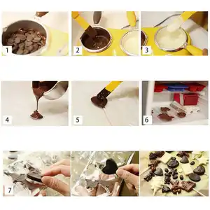Elektrische Maschine zum Schmelzen des Schokoladenpotentiometers, DIY -Schmelzpotentiometer, Schokoladenquelle, Schmelzquelle, Küchenwerkzeug, EU -Stecker, 220 V 10 Hauptverkaufsmaschine Fondue - №9