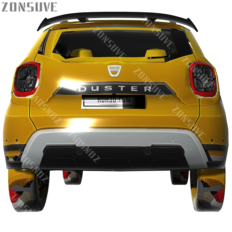 

For Dacia Duster Spoiler Rear Roof Wing Body Kit Accessories ABS Plastic
