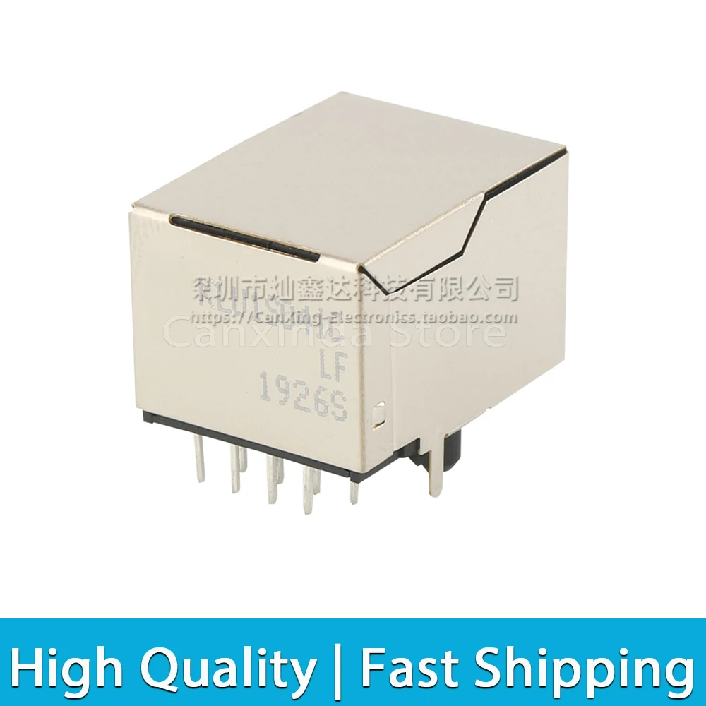 2pcs KLU1S041CLF RJ45 Jack Network Single Port Magnetic Filter Interface Connector Integrated 100 Base-TX KLU1S041C