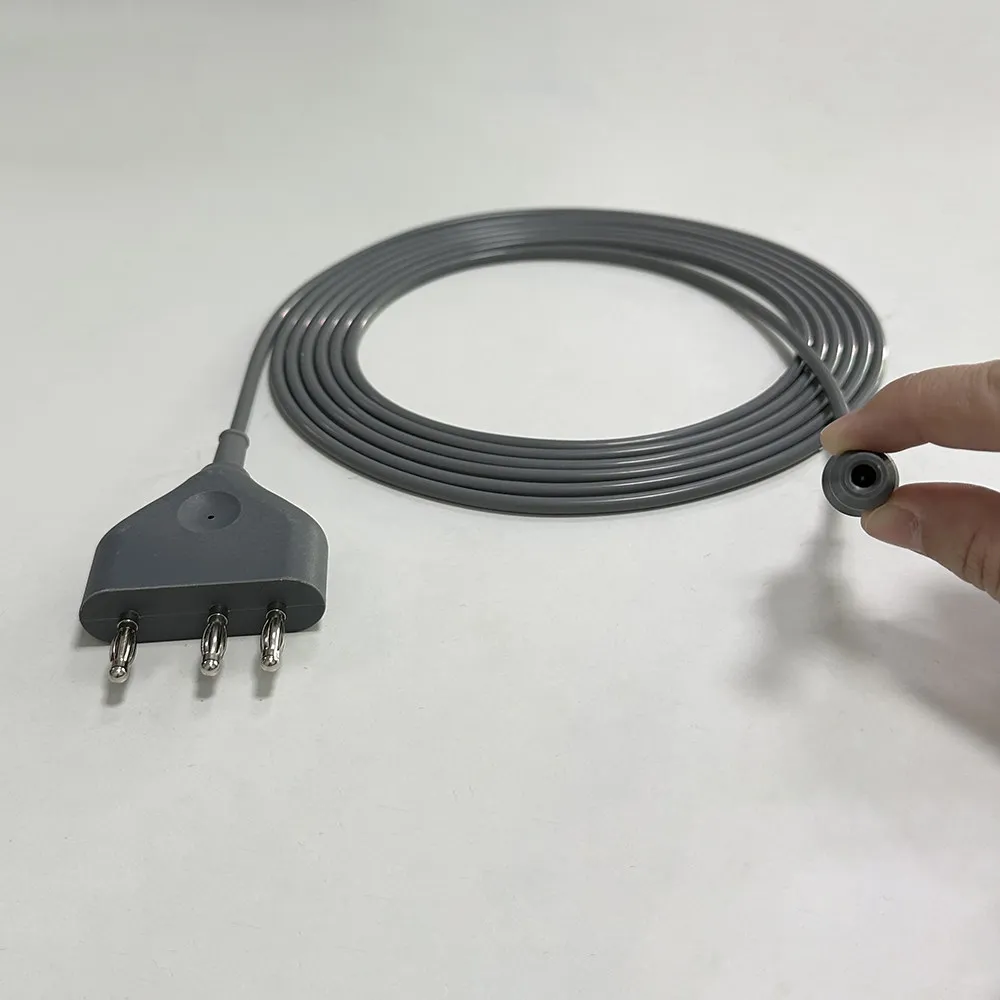Monopole Electrocoagulation Cable Enterogastroscopy Snare Laparoscopic Electrocoagulation Hook Lead Cable