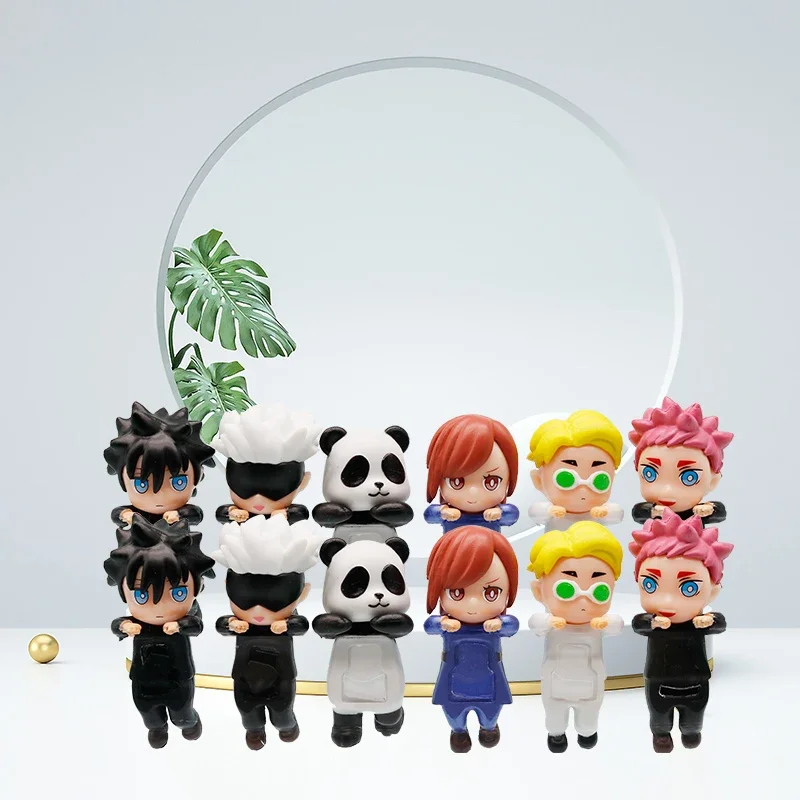 أنيمي Jujutsu Kaisen Gojo Satoru Itadori Yuji عمل أرقام الكذب عرضة دمية بولي كلوريد الفينيل نموذج جمع سطح المكتب زخرفة لعبة الديكور