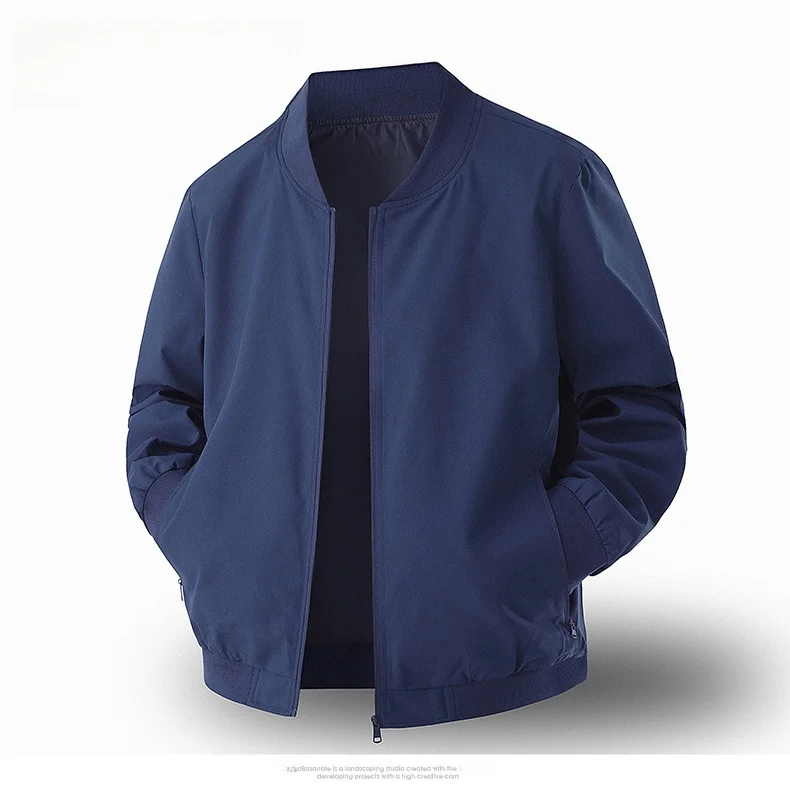 

C KISS Мужская уличная спецодежда Jaet, весна-осень, свободная посадка, ветрозащитная, для похудения, с воротником-стойкой, с длинной застежкой-молнией