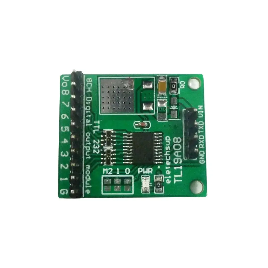 8ch Modbus Rtu AT Command RS232(TTL)PLC Module PC UART IO Control Switch Board for Relay Industrial automation