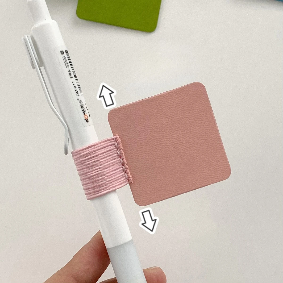 1/5er-Pack elastische Stiftschlaufenhalter für Notizbücher, Tagebücher, Planer – verschiedene Farben – Büro- und Schulbedarf – Detail 4