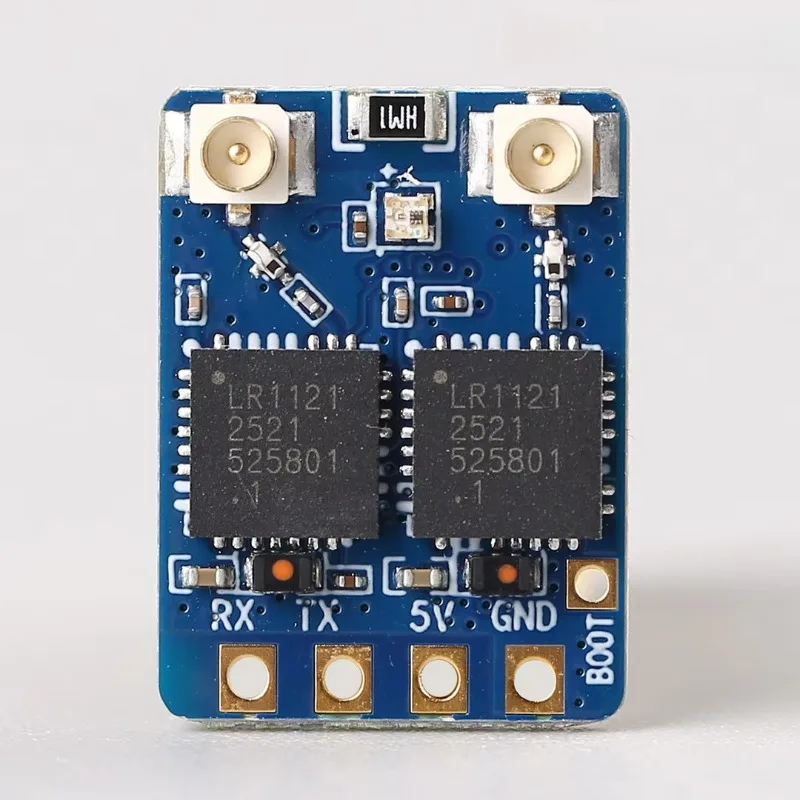 BAYCKRC RRD2 ELRS Gemini Receiver, Dual LR1121 Chips Diversity 2.4G, 2 Antennas FPV Long Range Drone RX
