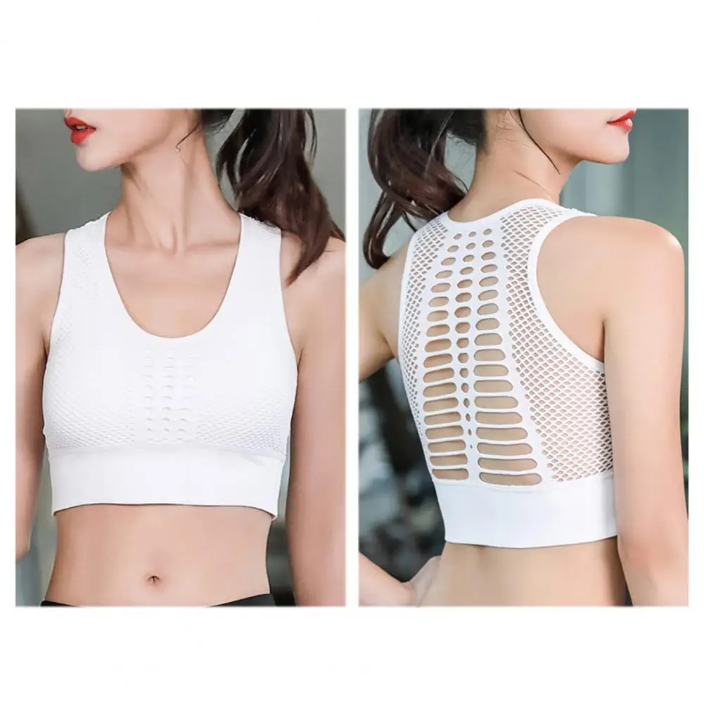 

Beautiful Back Bra Women Sport Bra Shockproof Hollow Shoulder Women's Sport Bra with Wide Elastic Straps for Push Up for Maximum