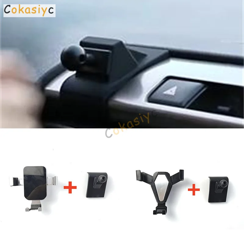 Suporte para Celular Inteligente de Carro com Ligação por Gravidade em Material ABS para Toyota RAV4 RAV 4 MK4 2013-2018