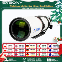 Svbony SV550 APO Telescope, 122mm F7 Triplet Apochromatic Refractor Telescope, Professional Astronomical Telescope for Astro