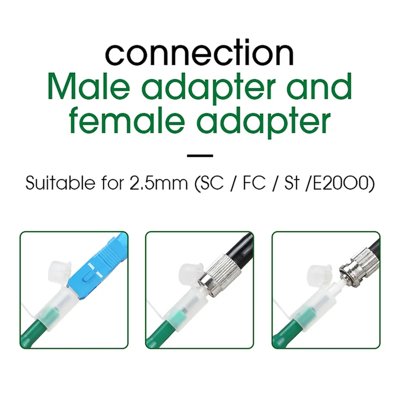

AA60-2.5Mm Fiber Optic Cleaning Pen With Dust-Free Paper SC/FC ST One-Click Fiber Cleaner Optical Connector Cleaner
