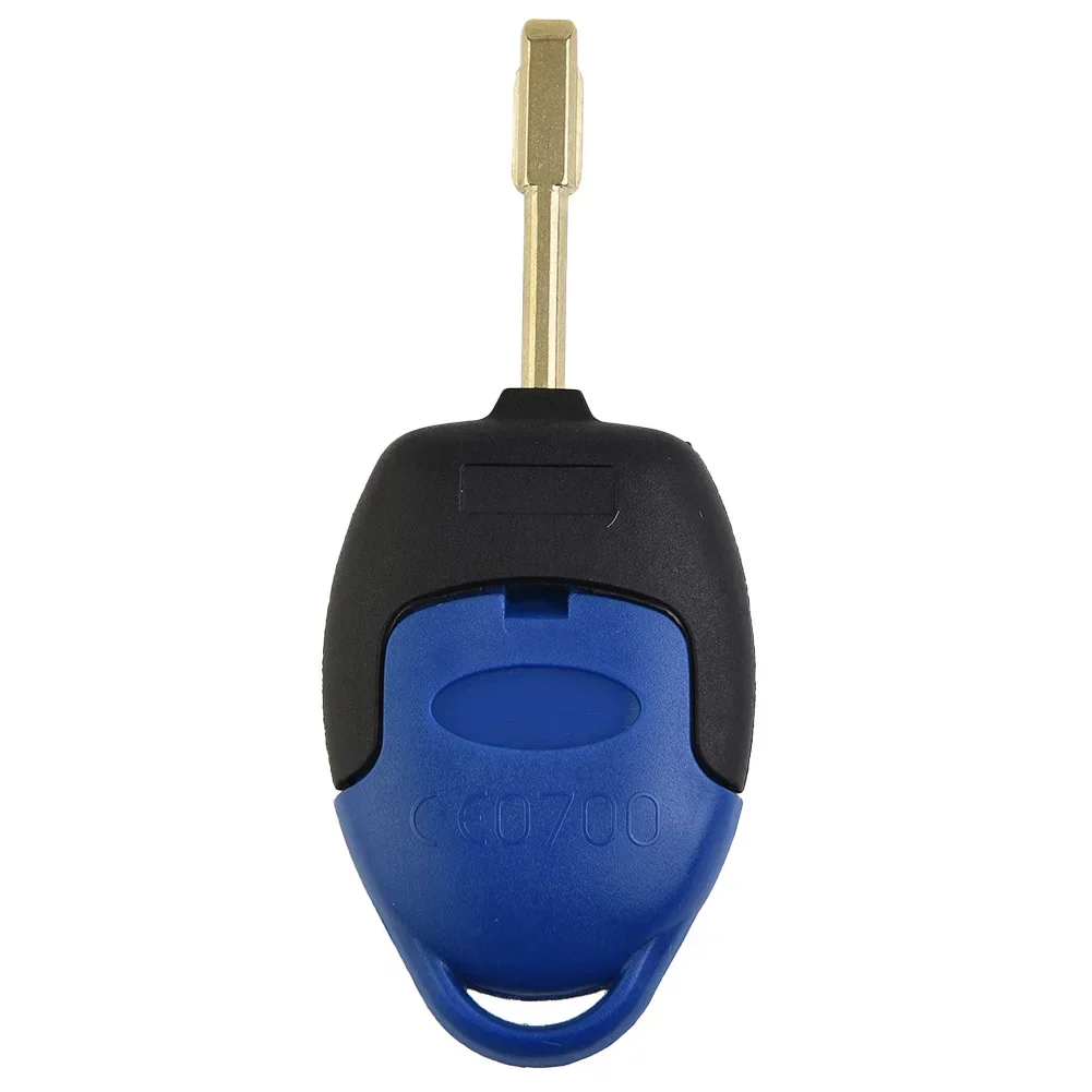 Funda piezas mando a distancia para coche Ford, carcasa de 3 botones ABS, accesorios azules para llave, para Transit Connect MK7 06-14, 1 unidad