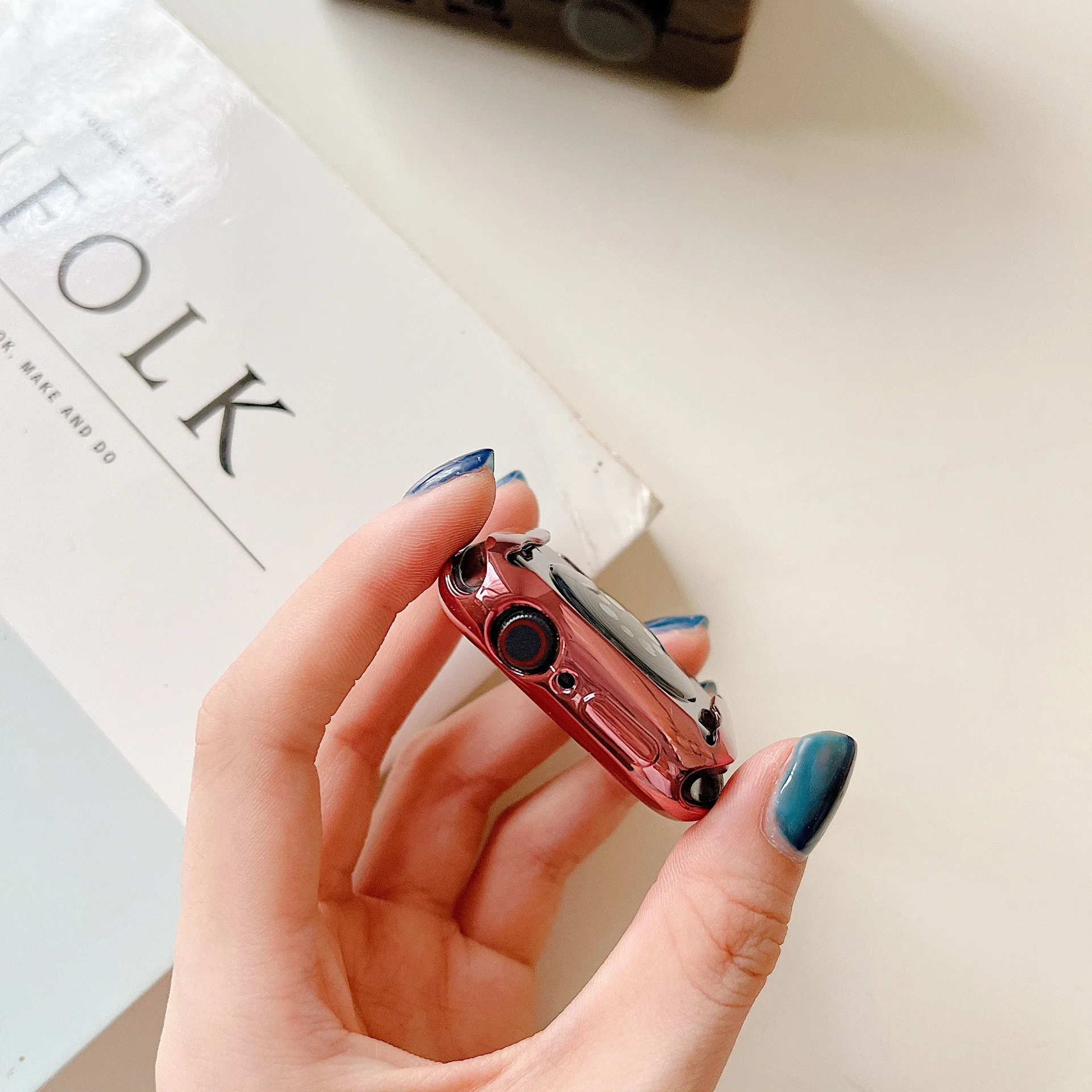 Soft TPU for Apple Watch Case 9 8 41mm 45mm 42mm 38mm Acccessories Shockproof Protective shell series 7 6 5 4 se 44mm 40m Cover