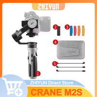 ZHIYUN CRANE M2S 3-Axis Mirrorless Handheld Cameras Gimbal Stabilizer for phones actioncams mirrorless cameras