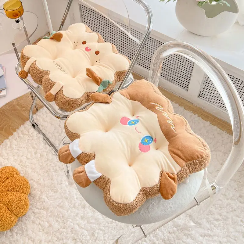 

40 см Симпатичная подушка для хлеба, офисное кресло, мягкая подушка для дома, гостиной, дивана, подушка для эркера, татами, коврик для стула, подушка для сиденья