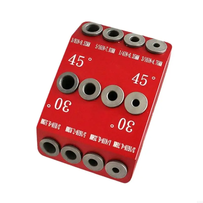 Guide forage à d Q39b Pabillement perceuse taille 4 pour 30 45 90 trous Guide perceuse pour
