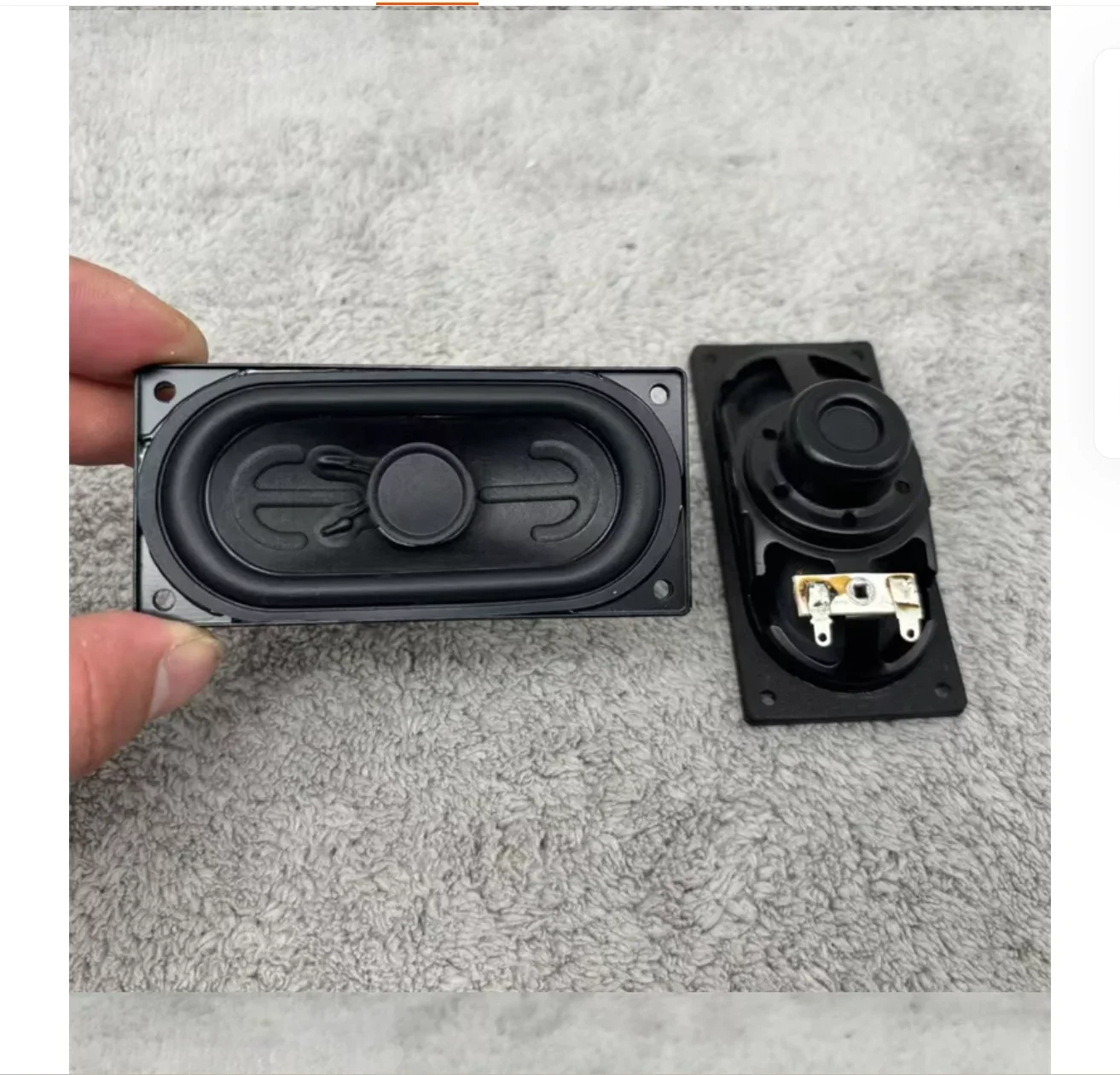 GHXAMP High end Echo Wall Runway Speaker 94*44mm Rectangular Full Range Neodymium Speaker 4ohm 10W 2pcs