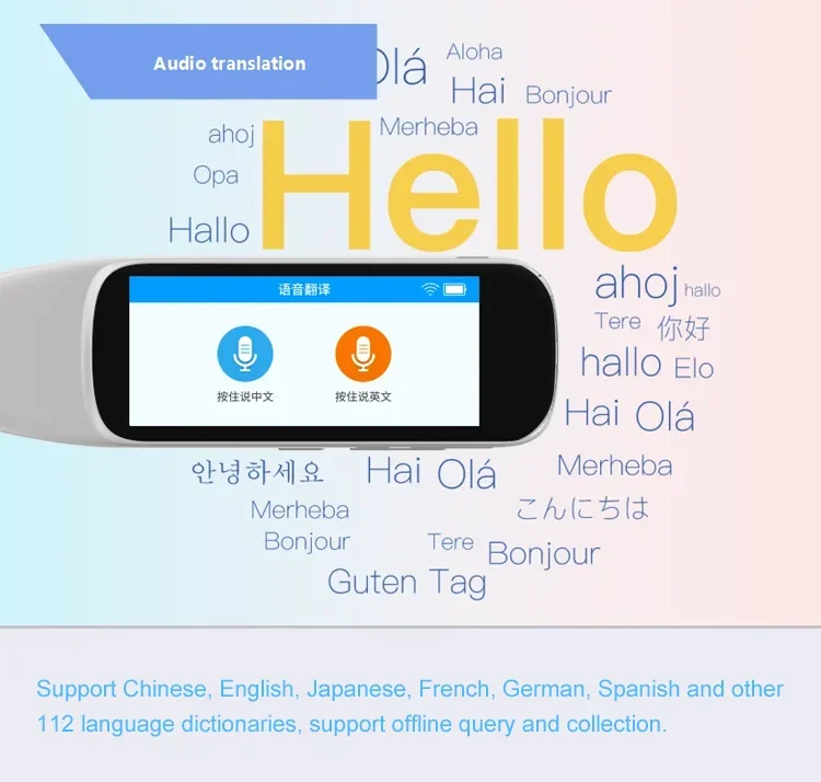 

Pocket WiFi Voice Automatic Pen Smart Pensmartpenorcam Foreign Language Learning Scanning Translationscanning Translation Pen