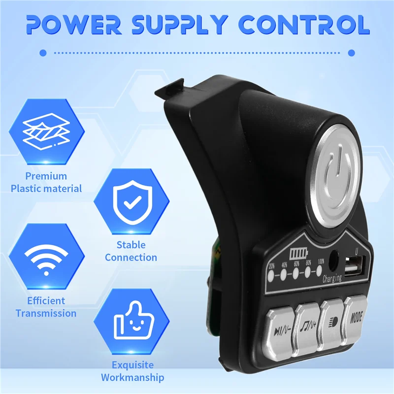 

Best-Children's Electric Motorcycle Central Control HB12V Music Player Motherboard Control Board