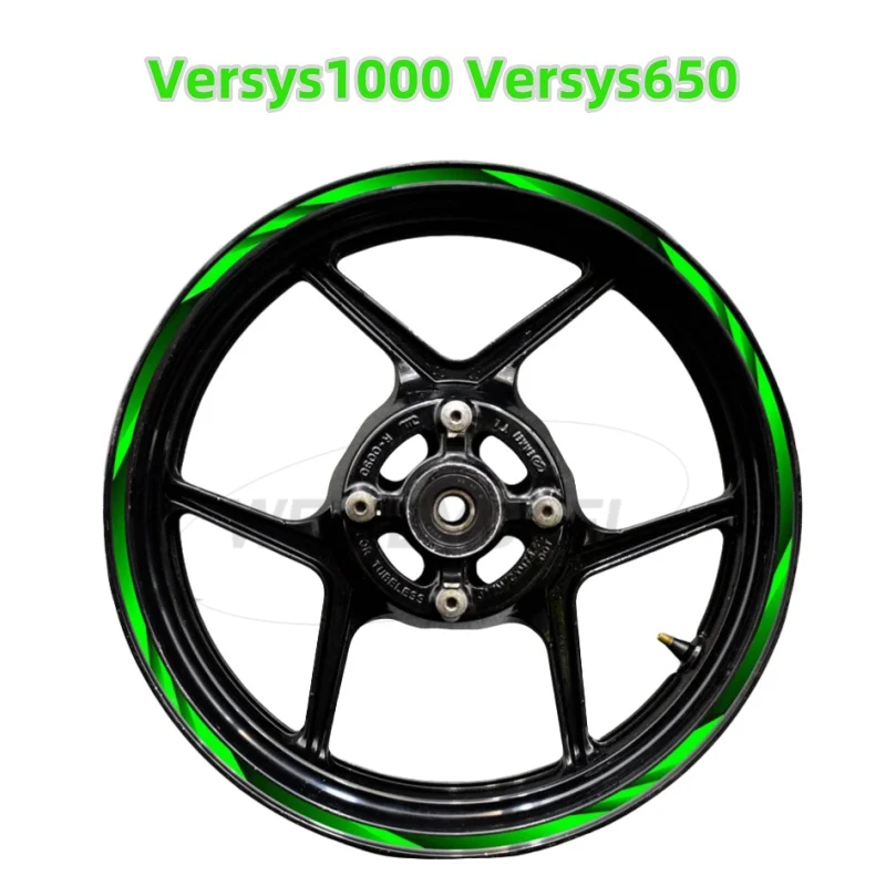 

17 "наклейка на колесо, Светоотражающая наклейка на обод для Kawasaki Versys1000 Versys650
