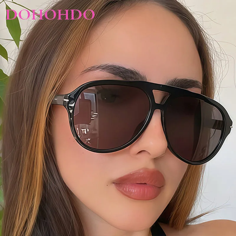 

Fashion Pilot Double Bridge Women Sunglasses Luxury Brand Design Men Sunglass Outdoor Driving Travel Unisex Eyewear UV400 Lentes