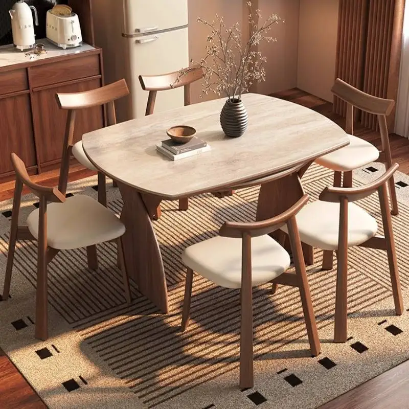

Decoration Vintage Kitchen Table Japanese Unique Solid Oval Kitchen Table Space Saving Luxury Muebles Para Hogar Furniture Home