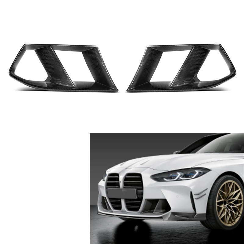 

MP Style Dry Carbon fiber 2 PCS For BMW 2021+ M3 G80 4-Door/ M4 G82 G83 2-Door Fender Side Vent Trim air duct