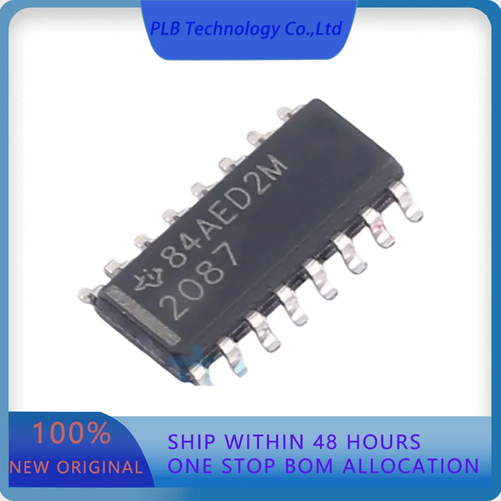 2PCS TPS2087D TPS2087 2.7V~5.5V 80mΩ Active High 500mA 4 High Side Switch SOIC-16 Power Distribution Switches Original Stock