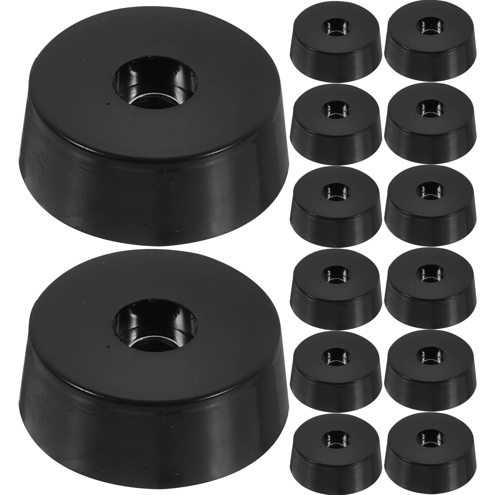 

100Pcs Wear-Resistant Rubber Furniture Feet Pads Anti-Slip Shock Absorber for Chair Table Leg Protectors Leveling Feet