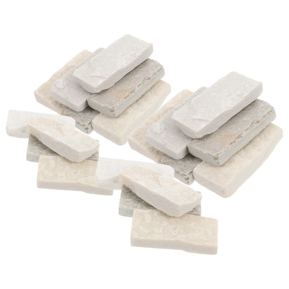 40Pcs Sand Table Miniature Bricks Set Tiny Dollhouse Accessories Bonsai Garden Landscaping Diorama