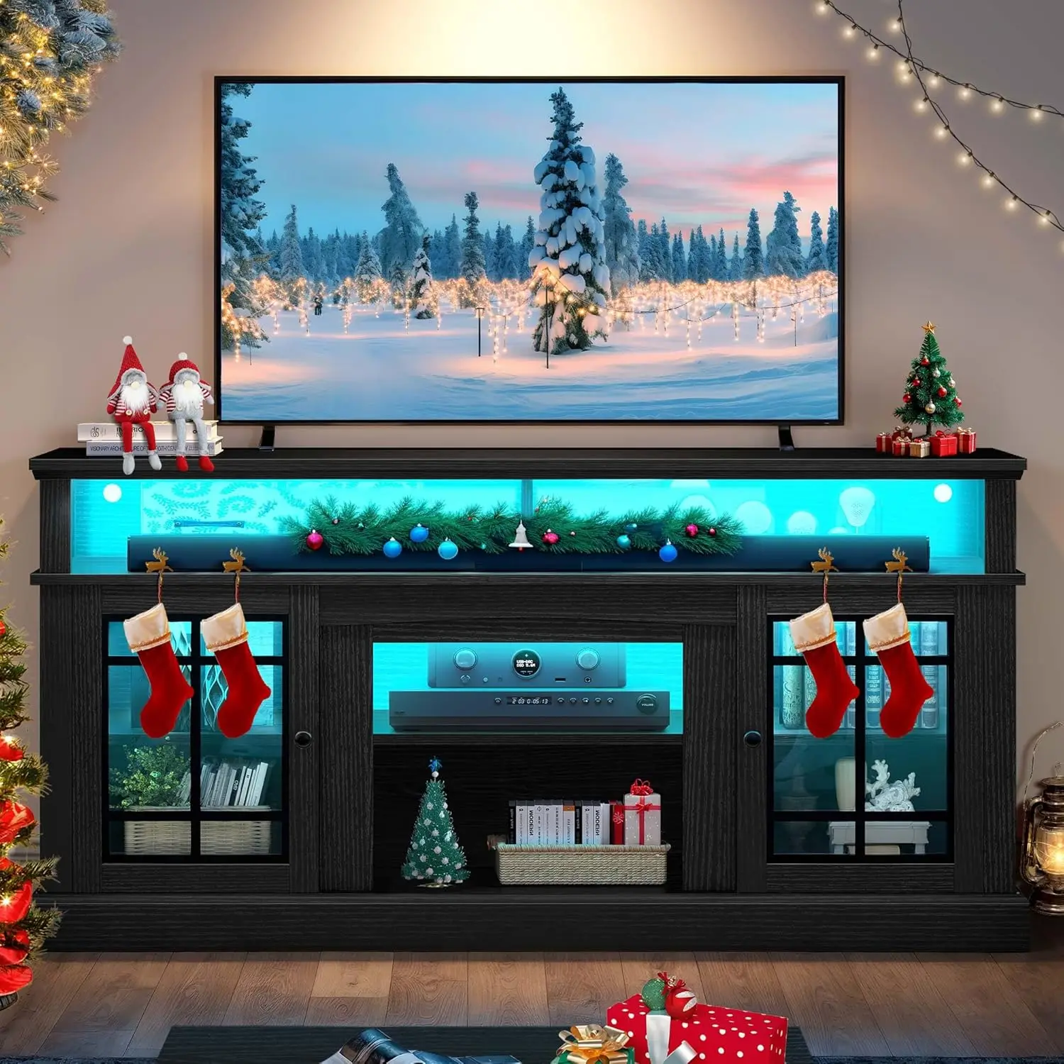 Fireplace TV Stand with 32