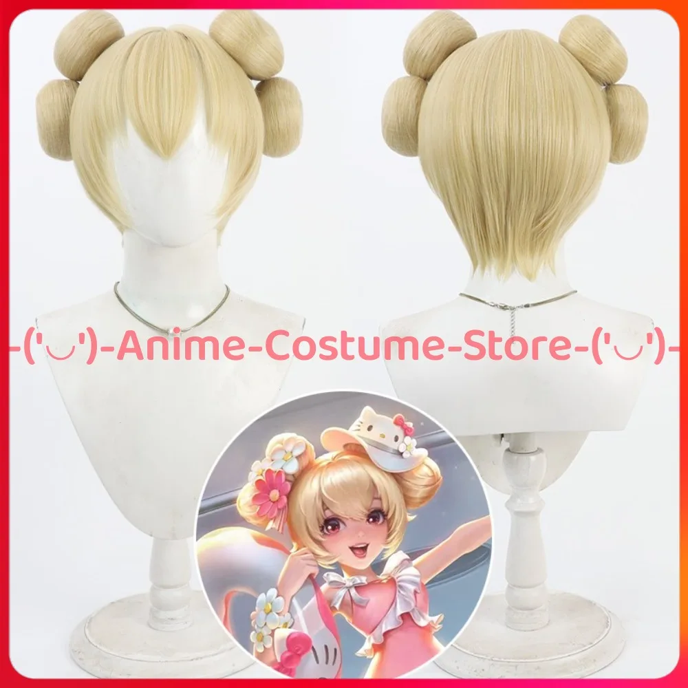

Honor of Kings Hello Xiao Qiao Cosplay Wig Anime Character Halloween Carnival Party Costume Wigs Heat Resistant Synthetic Hair