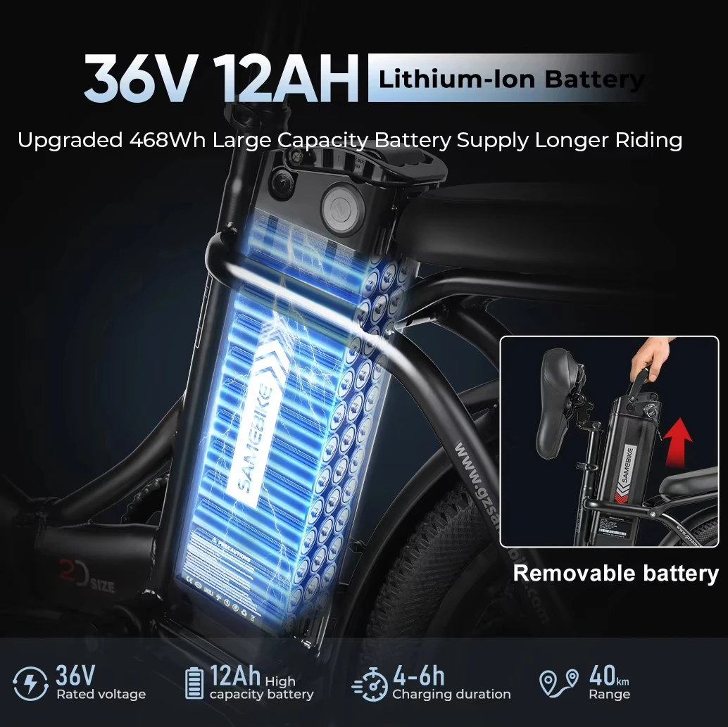 CY20 دراجة كهربائية قابلة للطي 350 واط موتور 36V12AH مدينة السفر تخفيف الدراجة الإلكترونية الكبار 20 بوصة الإطارات دراجة كهربائية 1 سنة الضمان #4