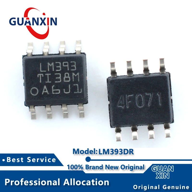 100% New LM393DR LM393D Marking LM393 SOP-8 LM393