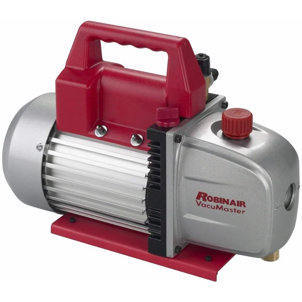 (15500) pompa per vuoto VacuMaster Economy-2 stadi, 5 CFM, rosso