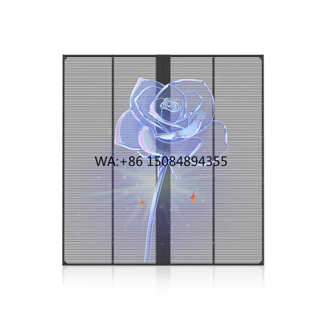 

P3.9 Transparent LED Display High Brightness Lightweight Window Glass Advertising Screen