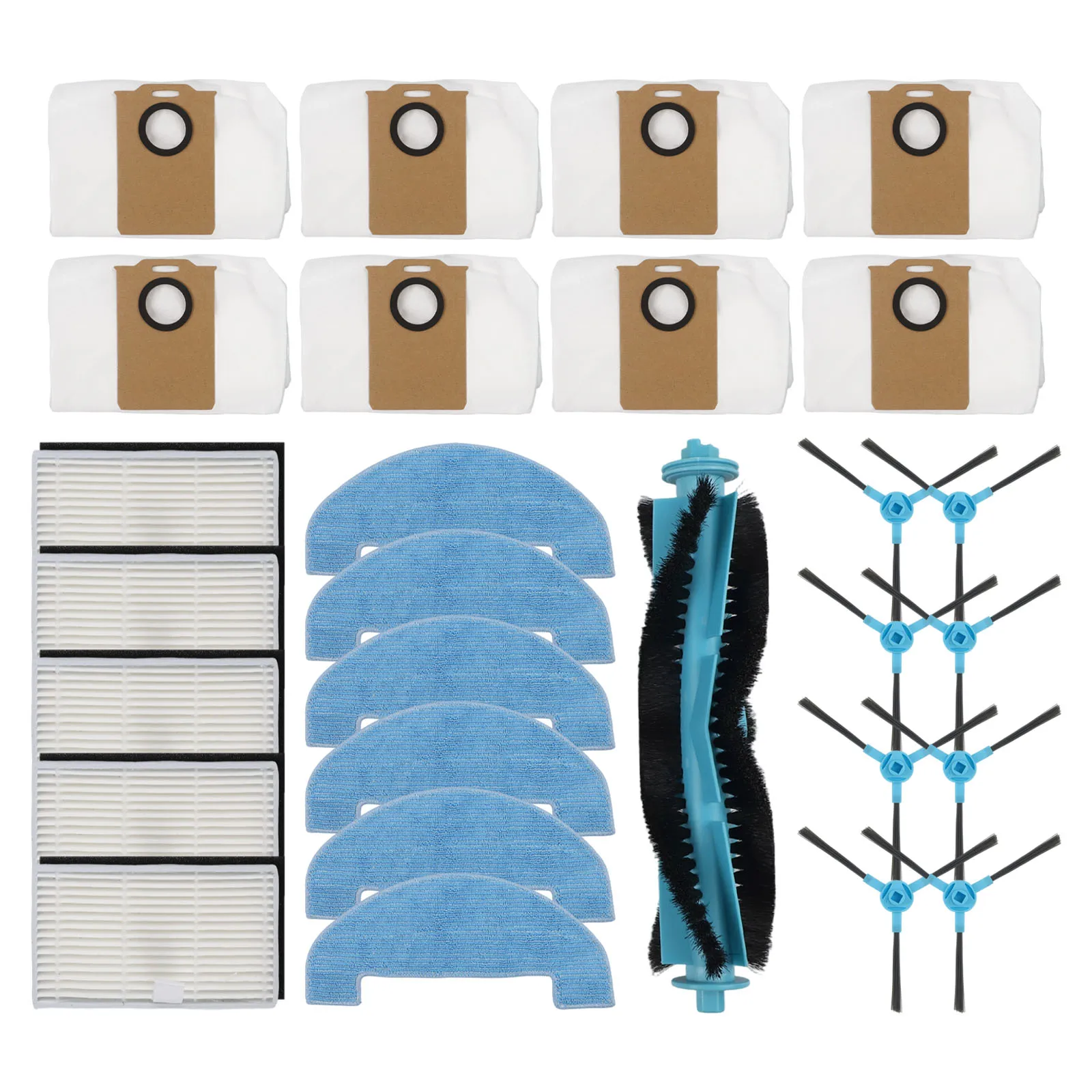 

For Ultenic For T20 Pro For Honor S3 R3 Robot Vacuum Cleaner Replacement Main Brush Mop Cloth Filter Dust Bag Side Brush Kit