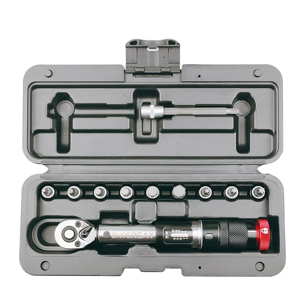 

2-20NM Torque Wrench Set Bicycle Torque Wrench Set Preset Adjustable Torques Window Type Torques Wrench Cycling Repair Tools
