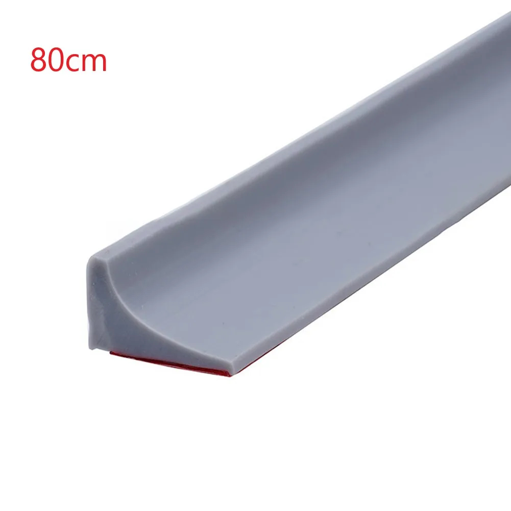 Badkamer Retentie Water Barrière Strip Droge Natte Scheiding Siliconen Afdichting Strip Keuken Gadget Sets Transparant Grijs Zwart Wit