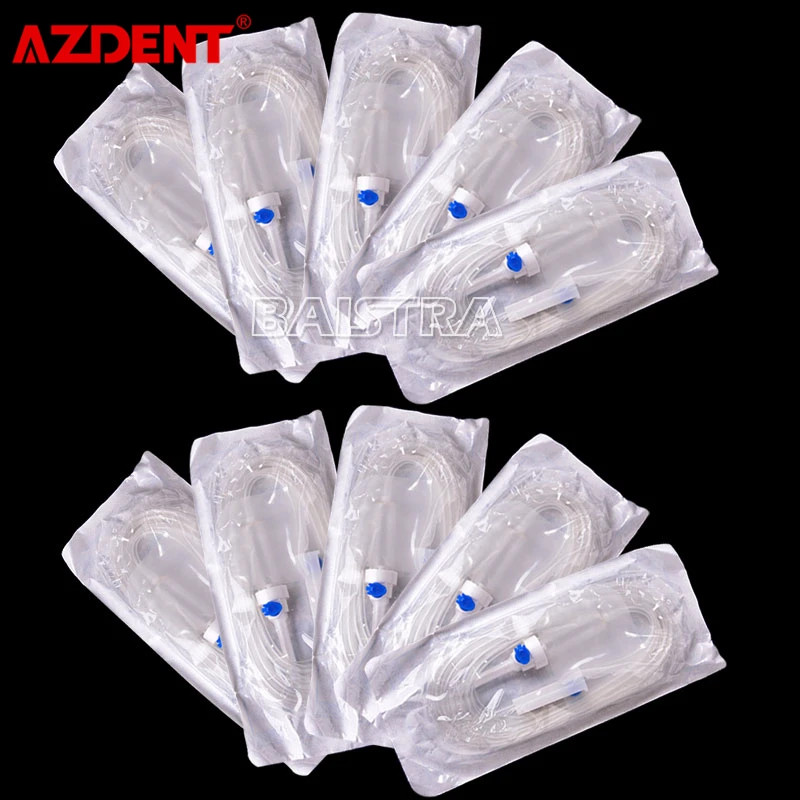 A Type Fit for NSK Dental Implant Surgical Flushing Pipe Irrigation Tubing Set Dental Water Pipe Transparent Disposable Tube