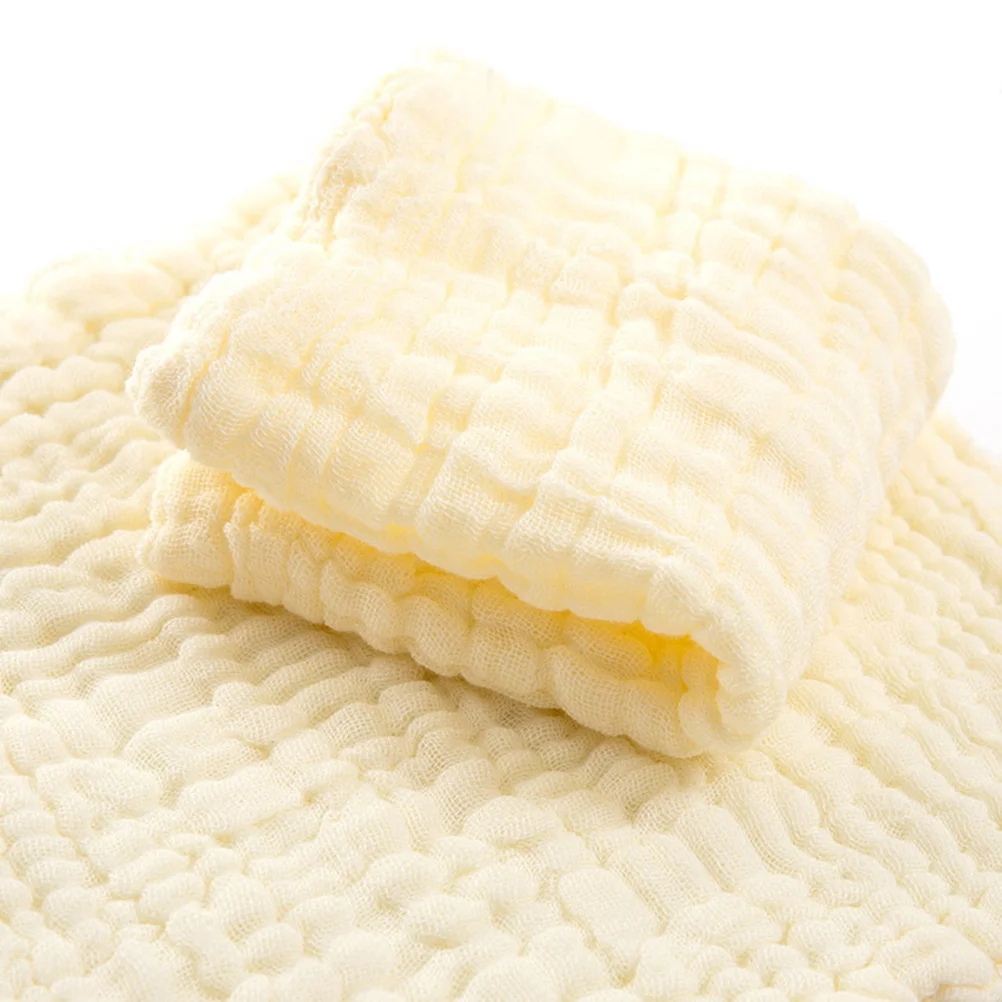 

6Pcs Baby Bibs Cotton Gauze Drool Towels Soft Face Cloths for Drooling Infants Multi-Use New Parent Essential Unisex Style