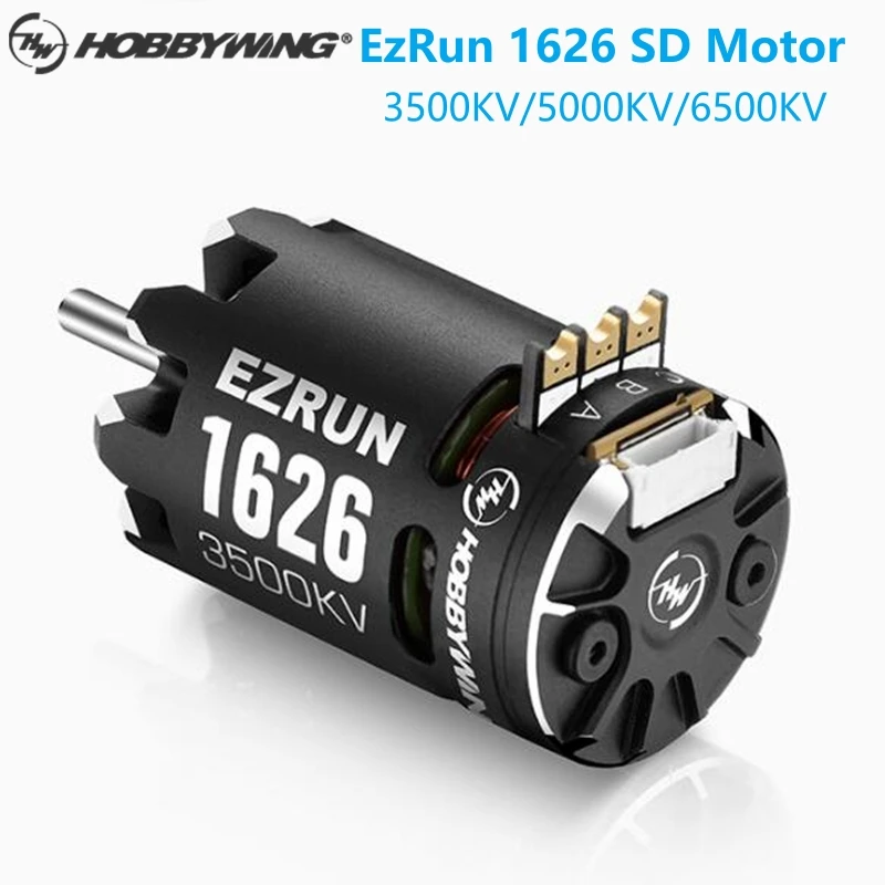 

HobbyWing EzRun 1626 SD 3500KV/5000KV/6500KV Sensored Brushless Motor for 1/28 RC Car