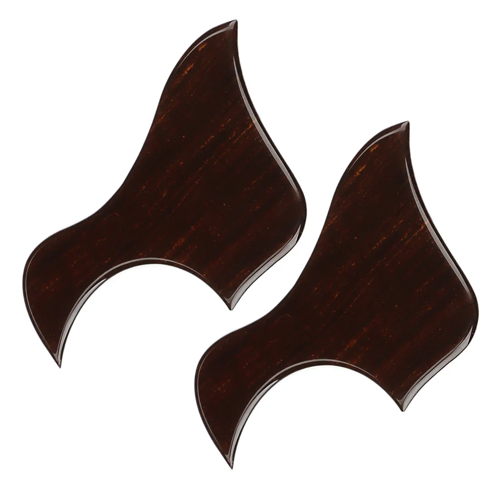 

2Pcs Acoustic Guitar Pickguard Duck Shape Anti-Scratch Self Adhesive Wood Grain Pattern Musical Instrument Accessories