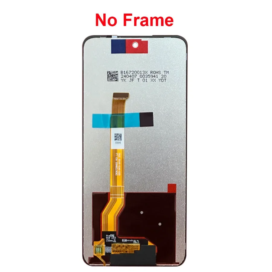 6.72\'\' For Realme C67 4G RMX3890 LCD Display With Frame Touch Screen Digitizer Assembly For Realme C67 4G Screen Replacement