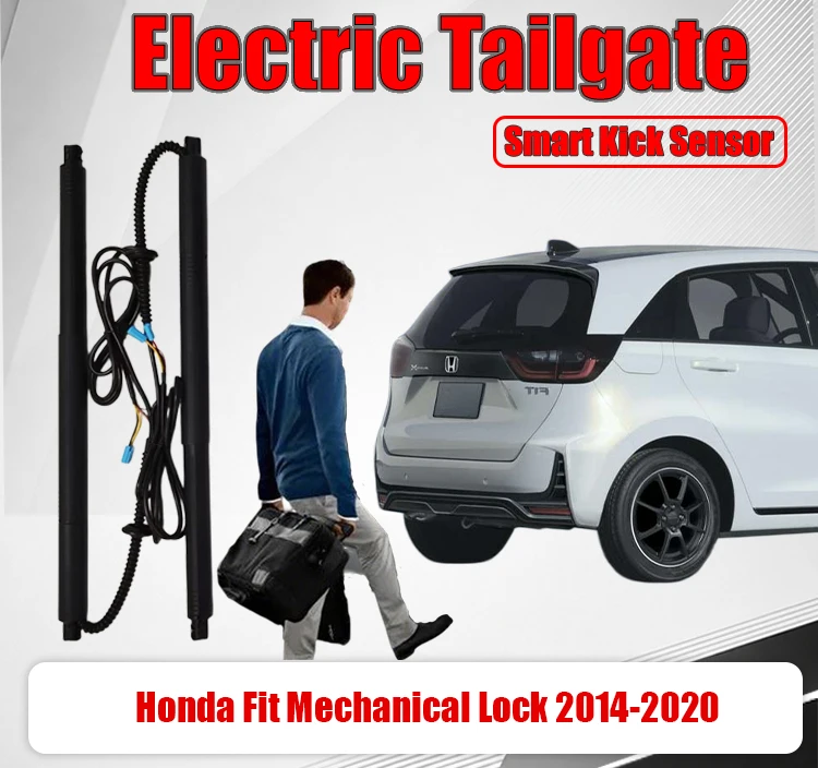 Electric Tailgate Upgrade Kit For Honda Fit Mechanical Lock Power Lift Support Rods Auto Trunk Boot Lid Power Liftgate Modi