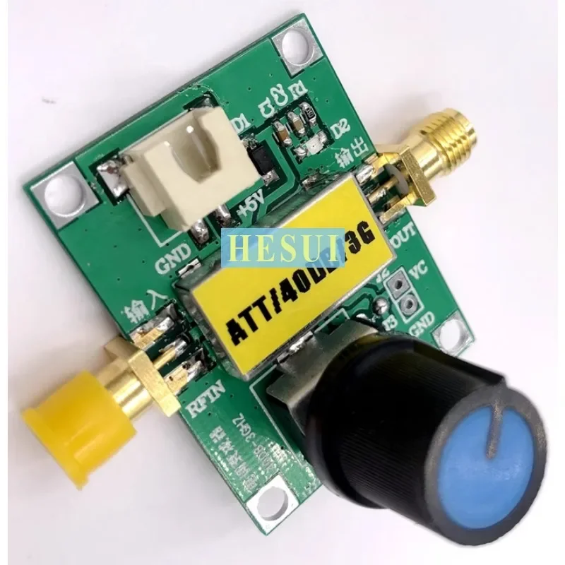 AT-108 المخفف الكهربائي RF 0.5-3 جيجا هرتز 40DB نطاق ديناميكي 0-5 فولت التحكم