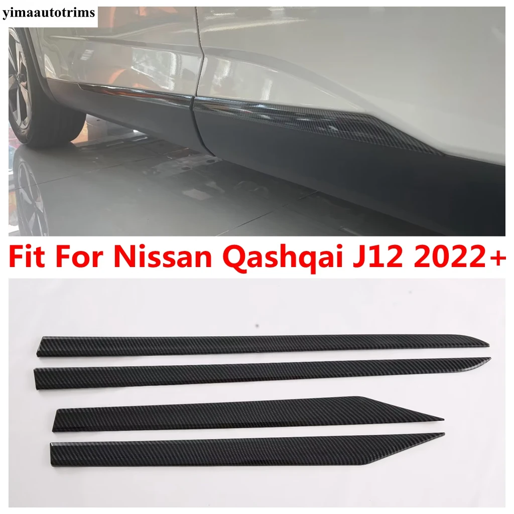 

Car Side Door Body Panel Edge Guard Anti-scratch Strip Protection Cover Trim Accessories For Nissan Qashqai J12 2022 2023 2024