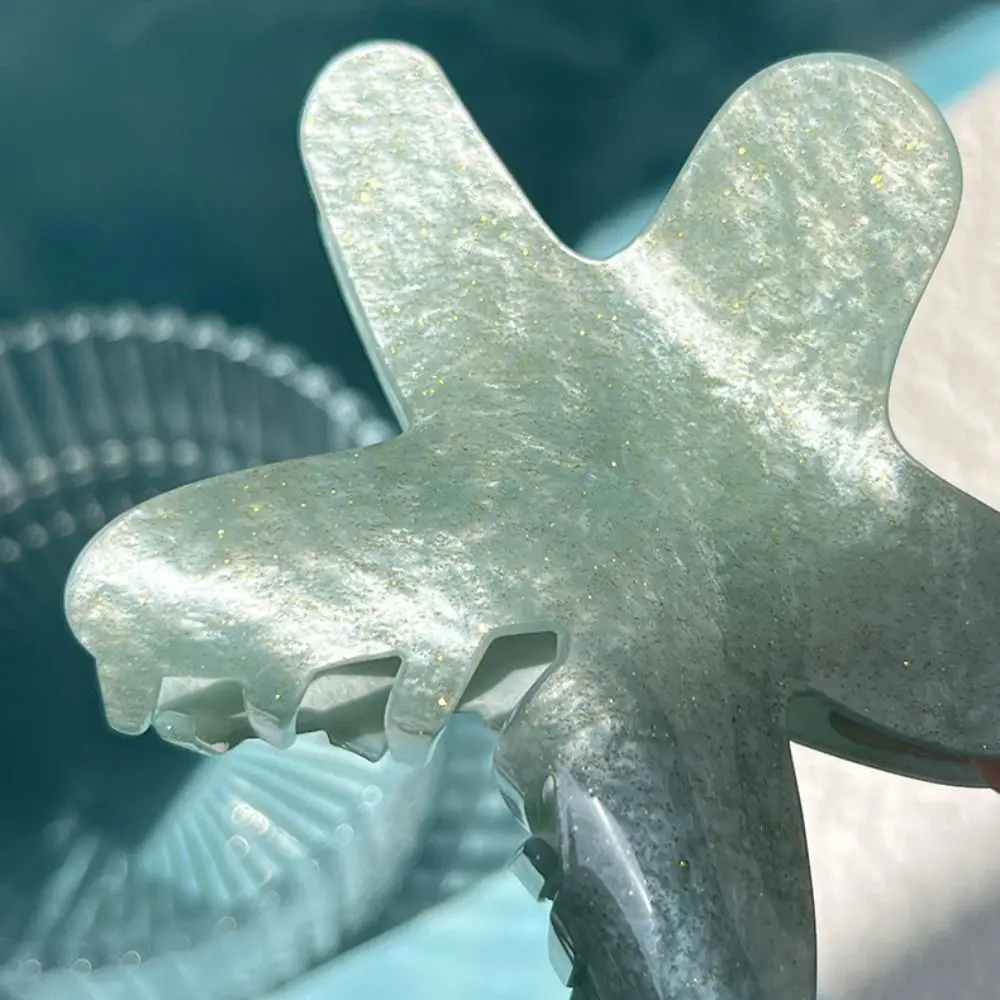 

Новый градиент цвета, морская звезда, заколки для волос, океан, красочные заколки для волос для девочек, пляжный головной убор, головной убор