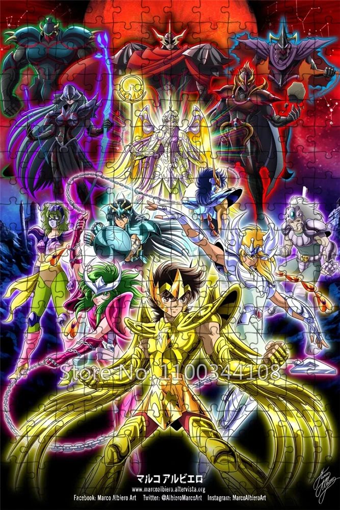 Saint Seiya Puzzle Japanese Anime Knights of The Zodiac 300/500