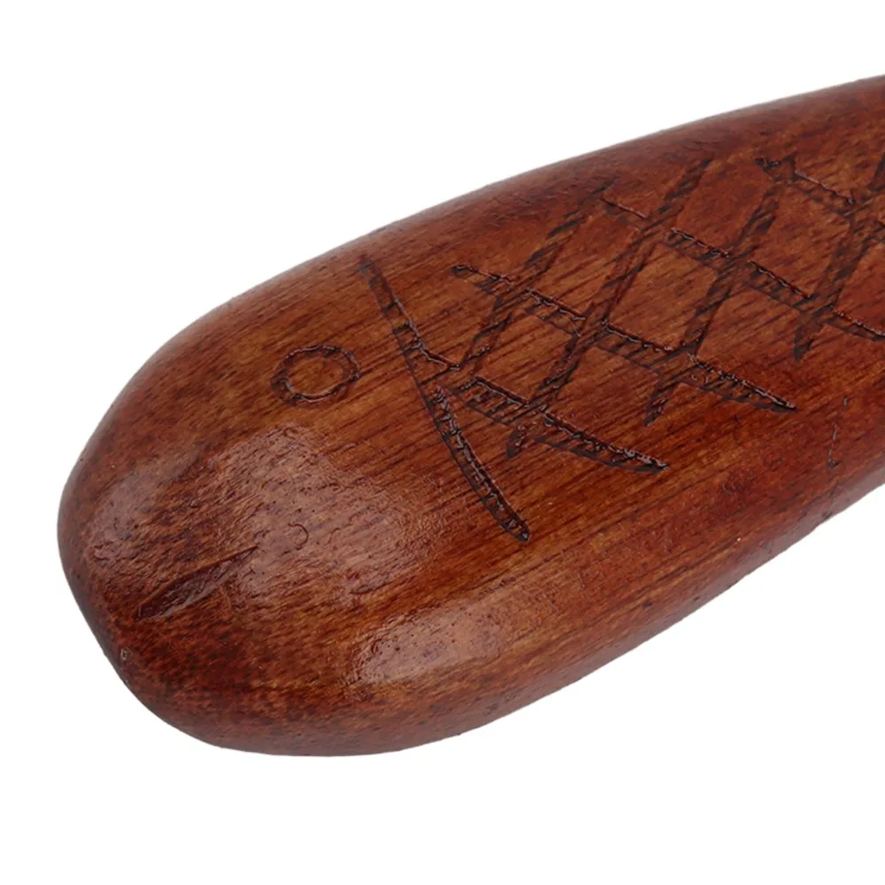 5Pcs Exquisite Carving Wooden Wood Holder Fish Shape Mini Spoon Stand Craft Making Smooth Tableware Holder Hotel