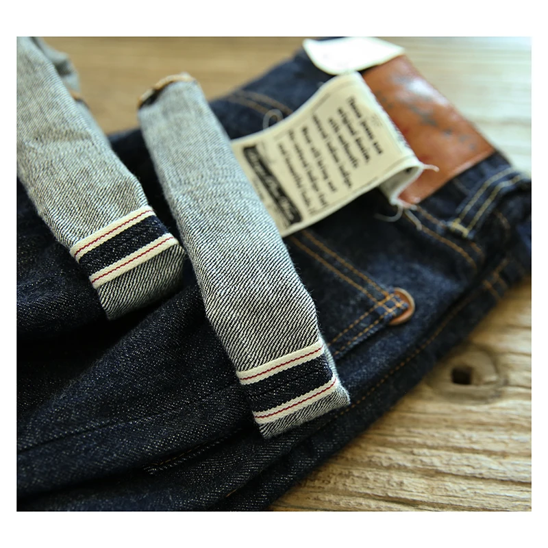 

Модные мужские джинсы 202: Новые свободные прямые повседневные брюки из плотного хлопка, синие джинсы для молодежи, осенние, для отдыха